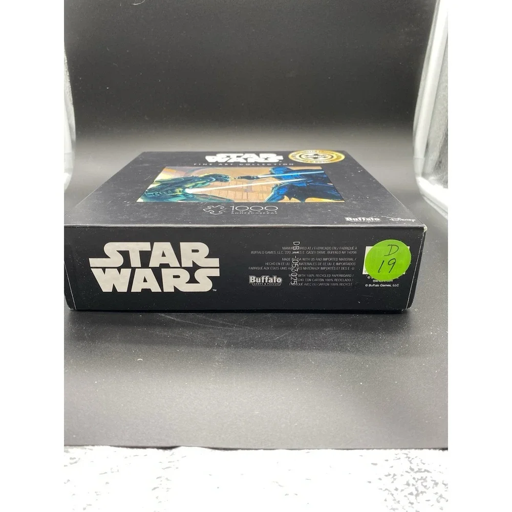 Used Star Wars Fine‎ Art Collection 1000 Piece Puzzle Luke vs Vader Buffalo RARE